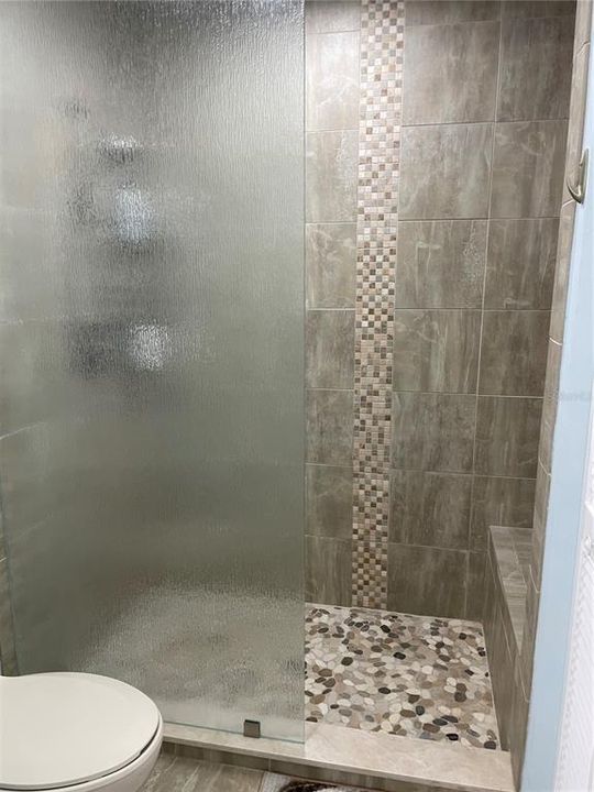 Custom tile in shower