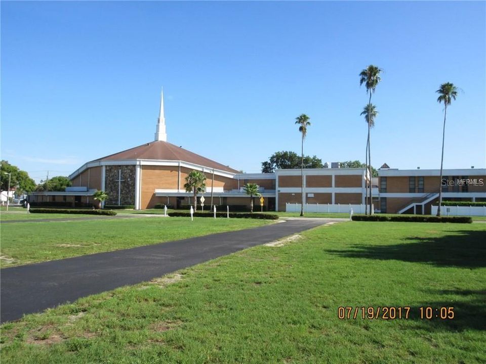 CHURCH ACROSS STREET