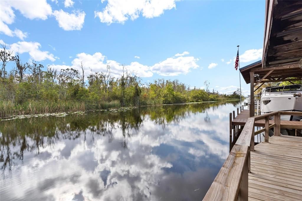 CANAL LEADING TO LAKE