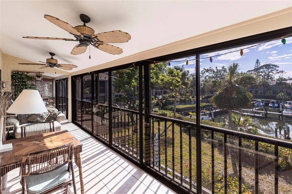 Rear Lanai overlooking Boat Harbor