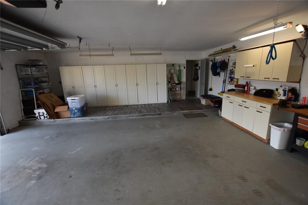 INSIDE 2-CAR GARAGE