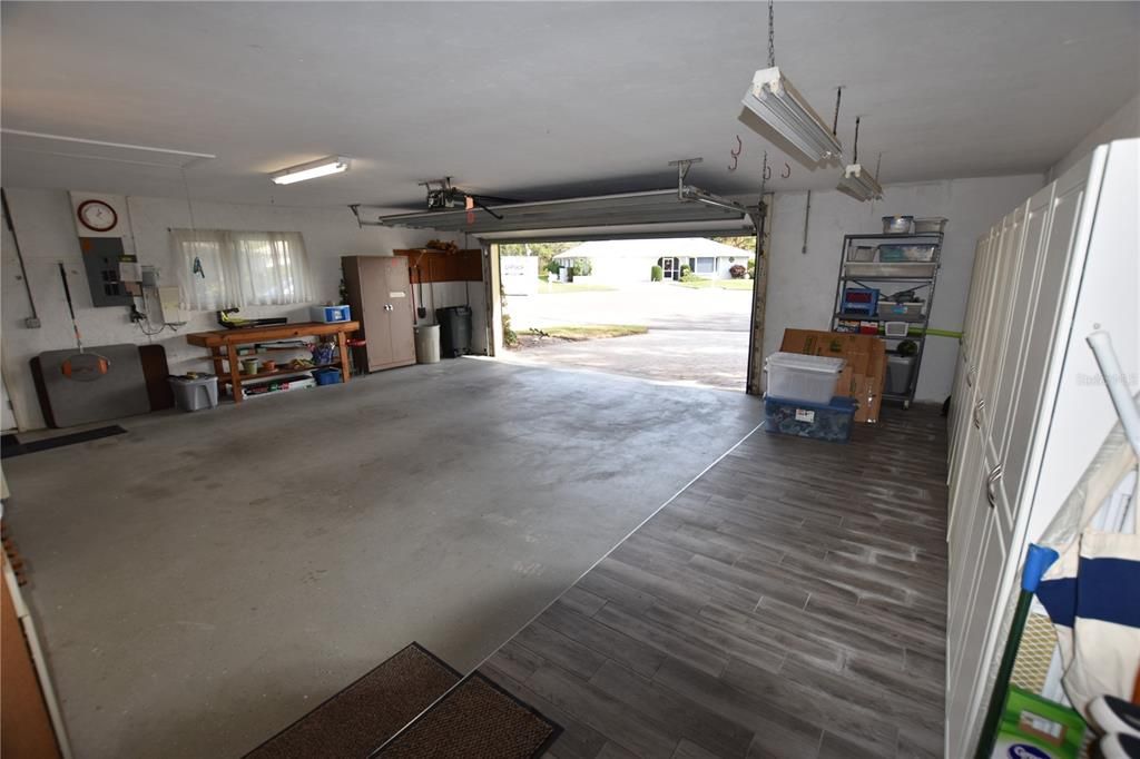 INSIDE 2-CAR GARAGE