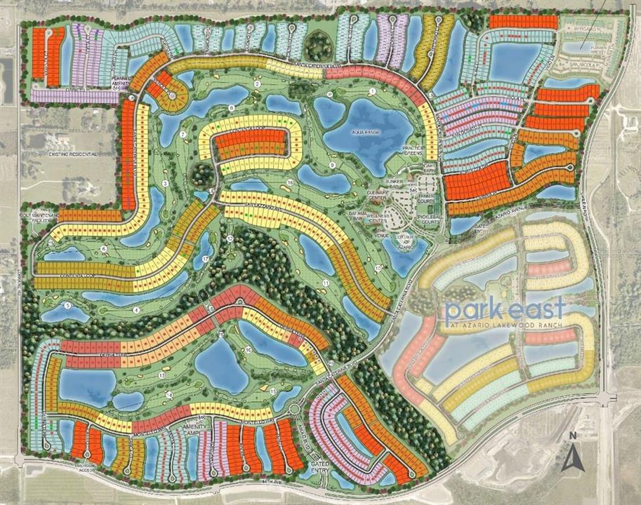 Esplanade at Azario Lakewood Ranch Sitemap