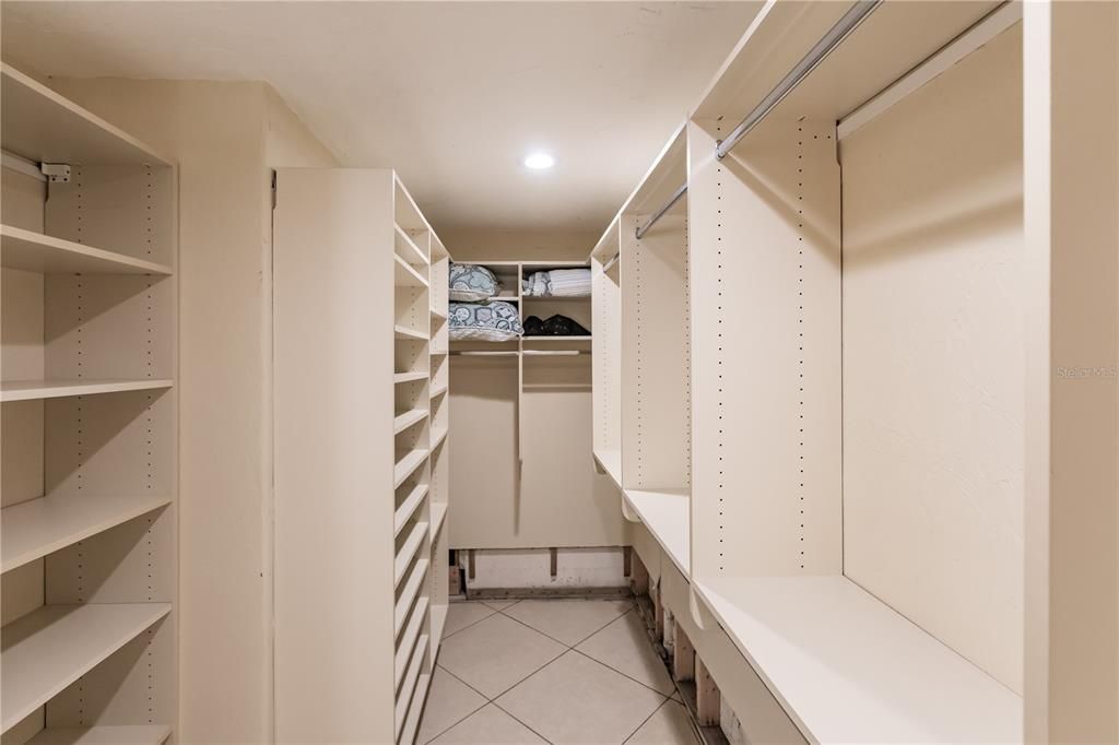 Primary Walk-In Closet