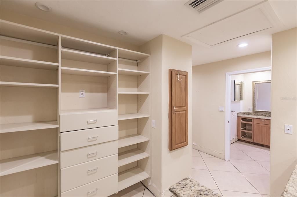 Primary Walk-In Closet