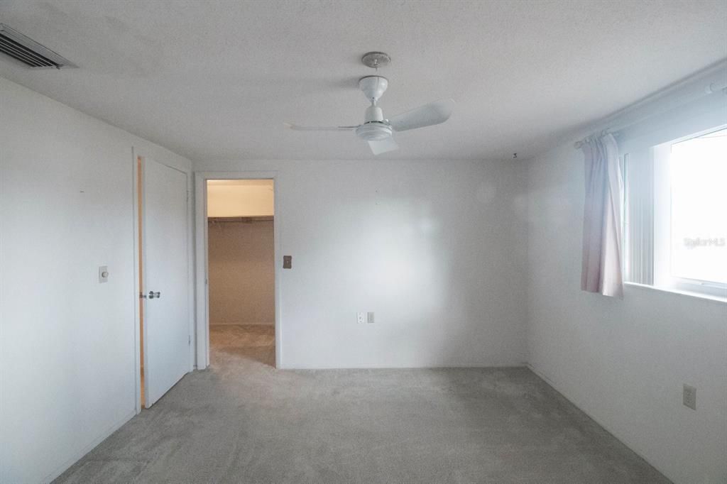 Second Bedroom has a large walk-in closet