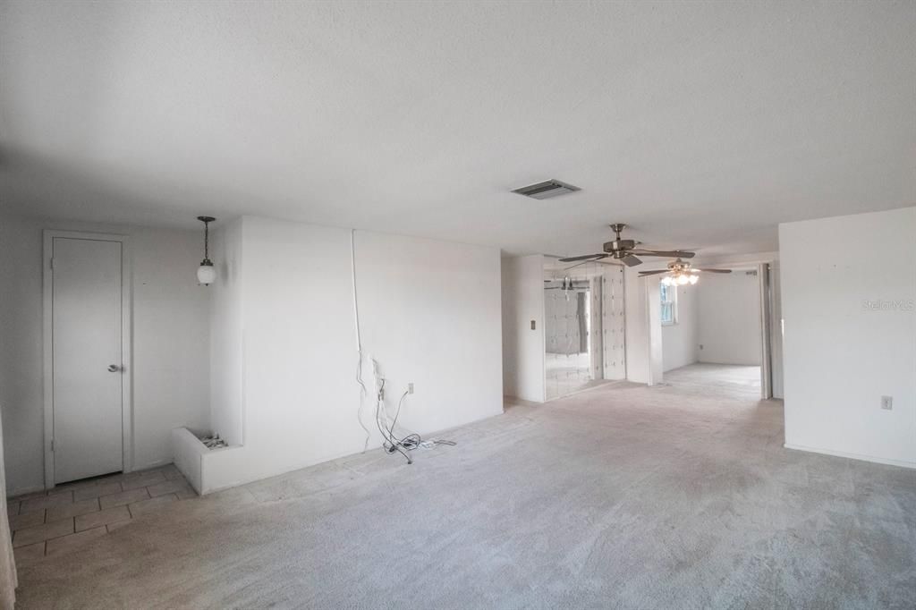 Living Room, Dining Room opens to Family Room