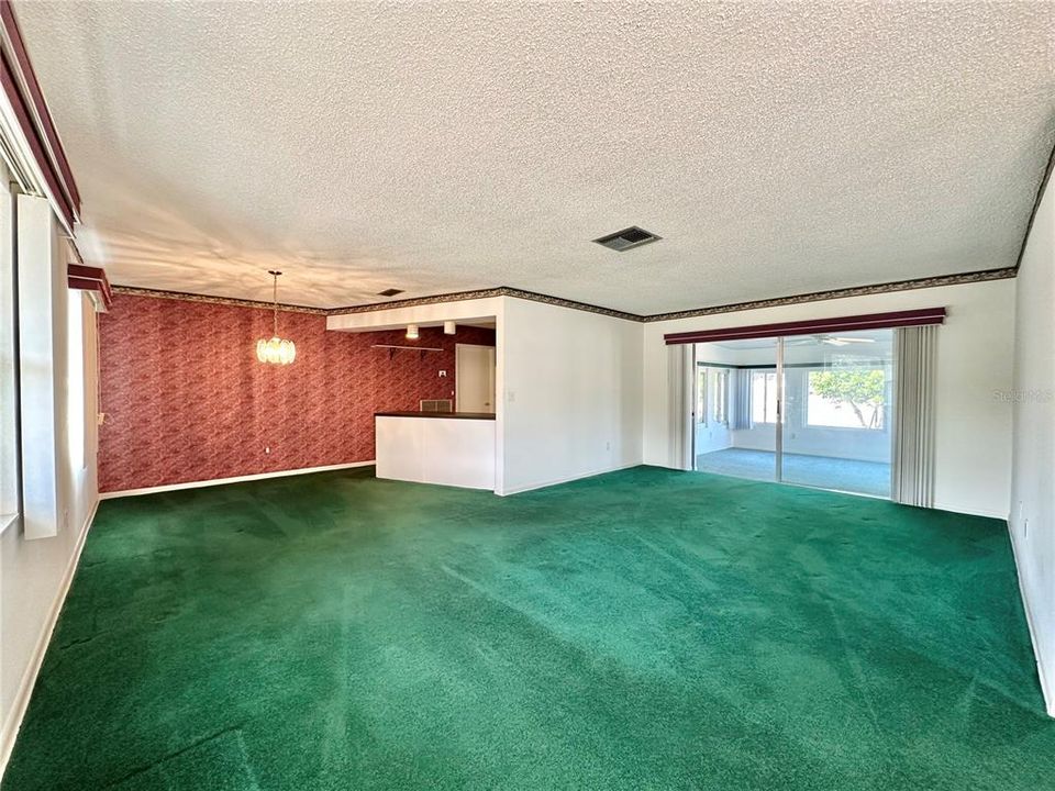 Living Room and Dining Room from Entryway