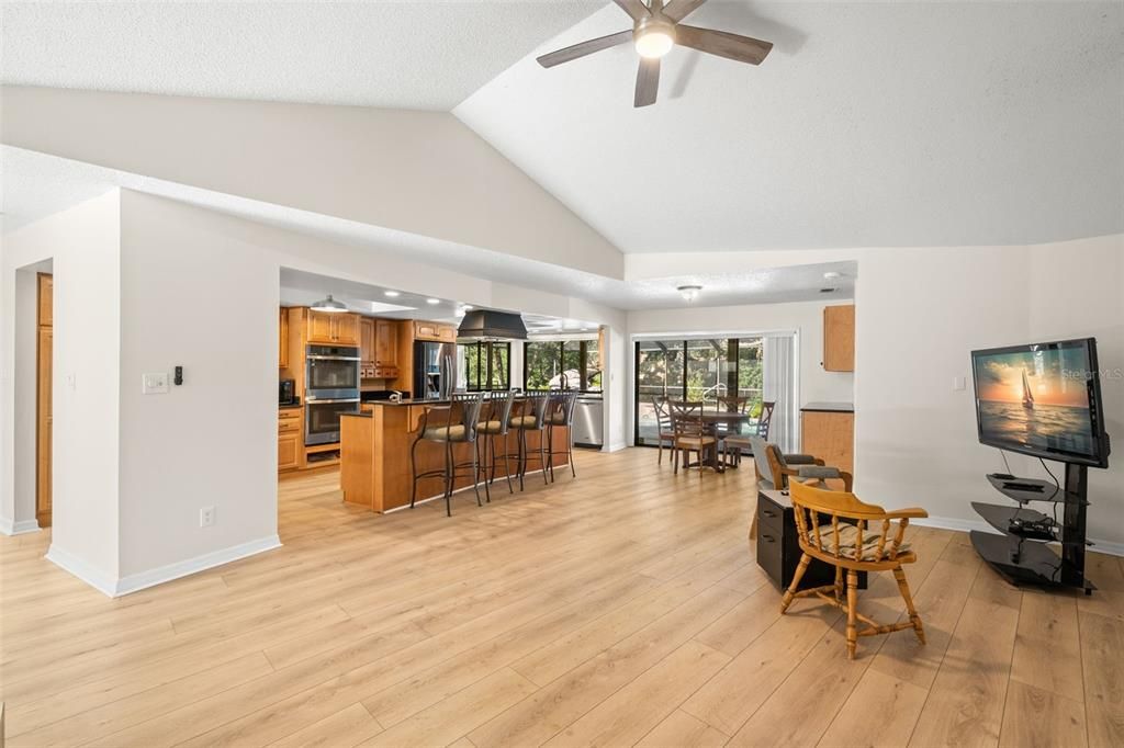 Great Room/Kitchen/Dinette Combo