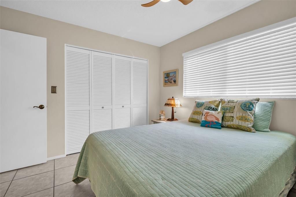 Double closet with California Closets built-ins~