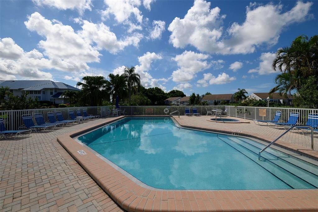 Community pool and hot tub