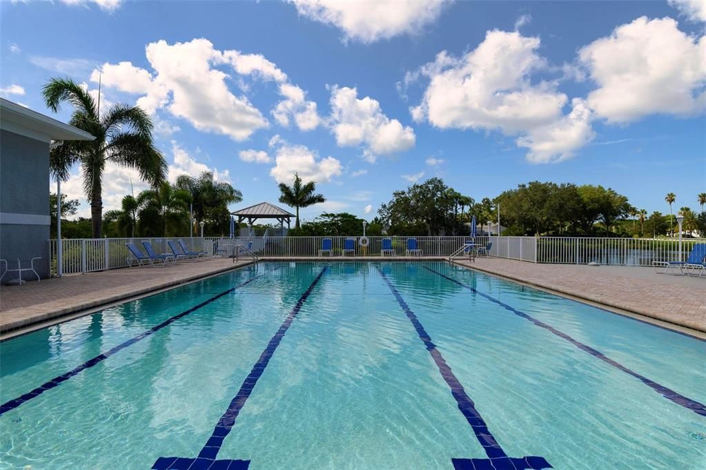 Olympic size pool and the community club house