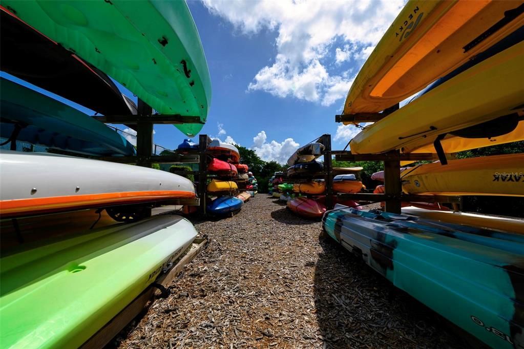 Kayak storage