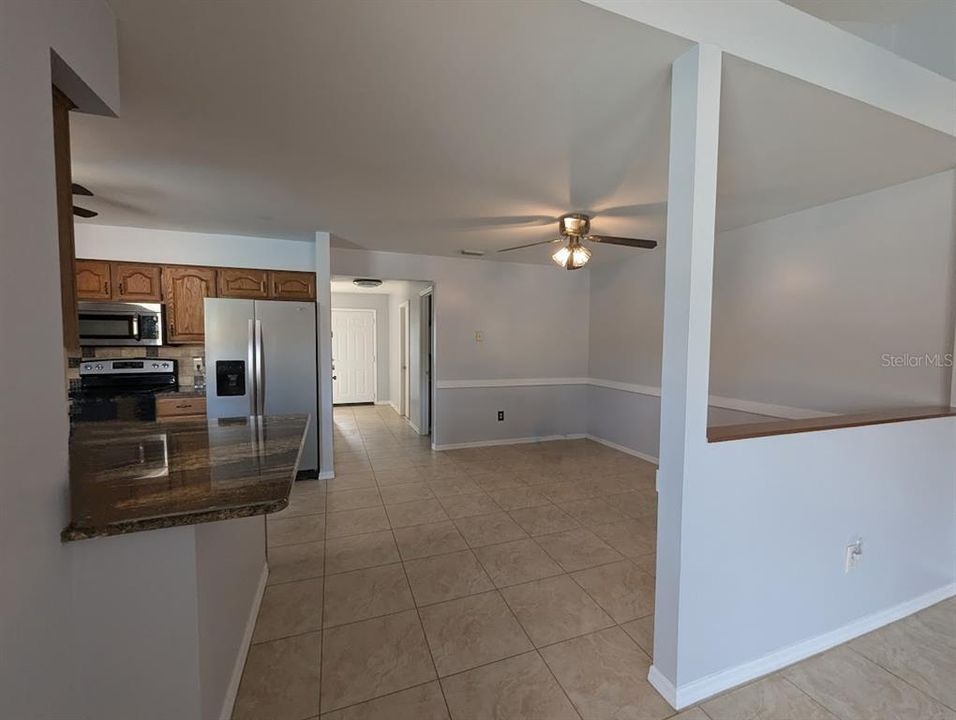 Kitchen and dining room