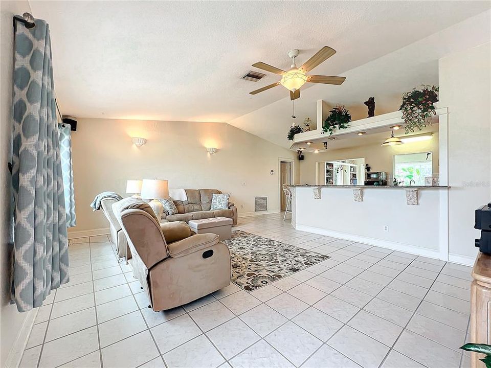 Entry living room