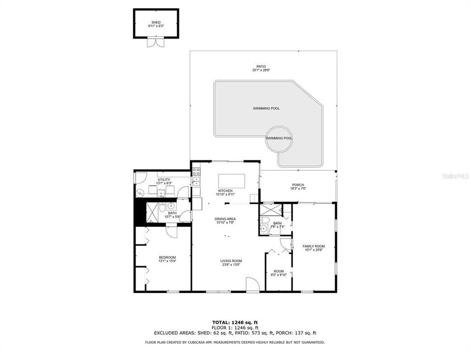 NOTE garage not depicted on this floor plan