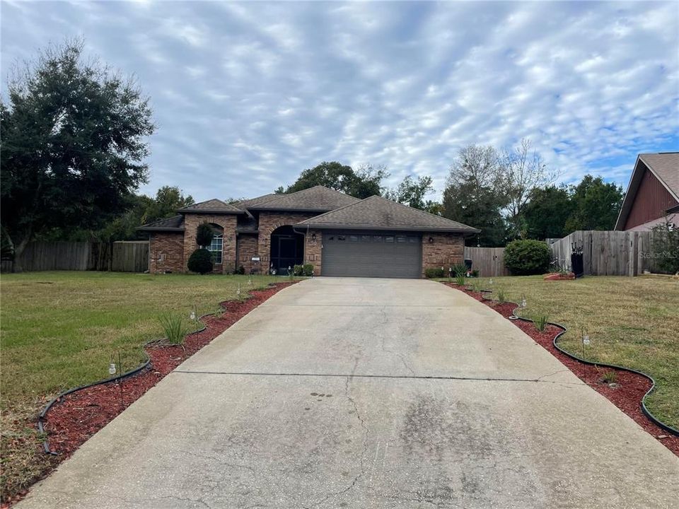 Long Driveway to House