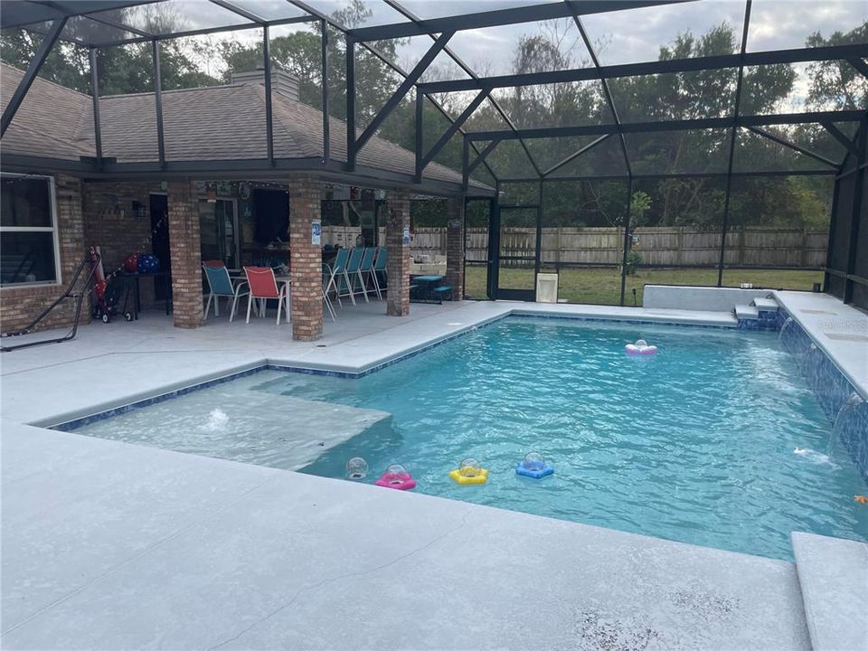 Screened in Pool and Deck