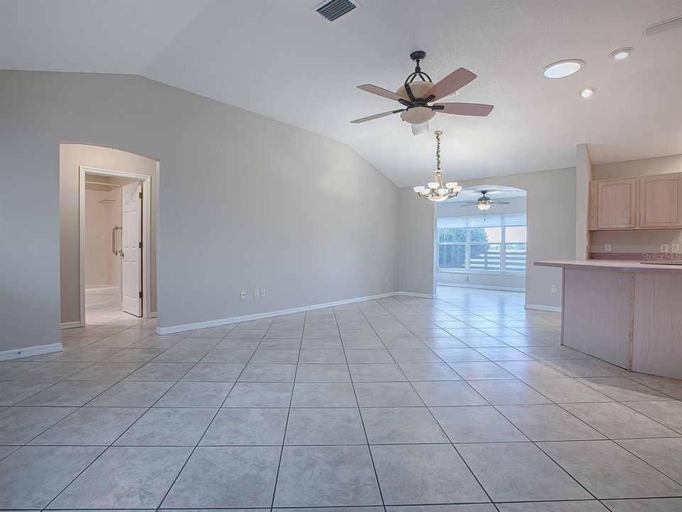 LIVING ROOM WITH DINING ROOM