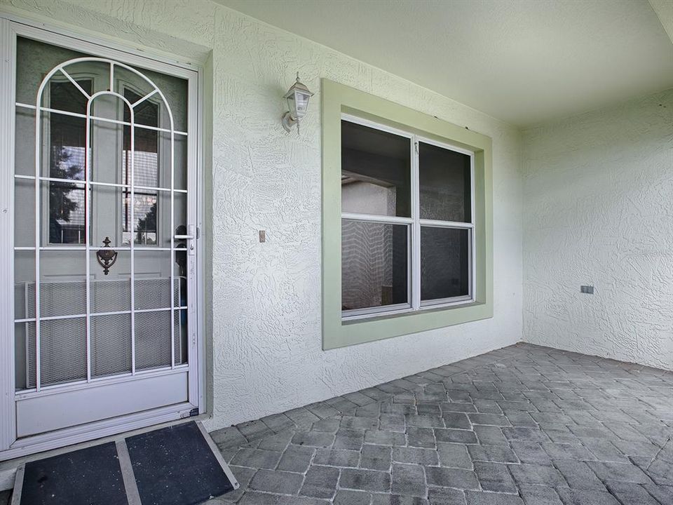 FRONT PORCH WITH PAVERS