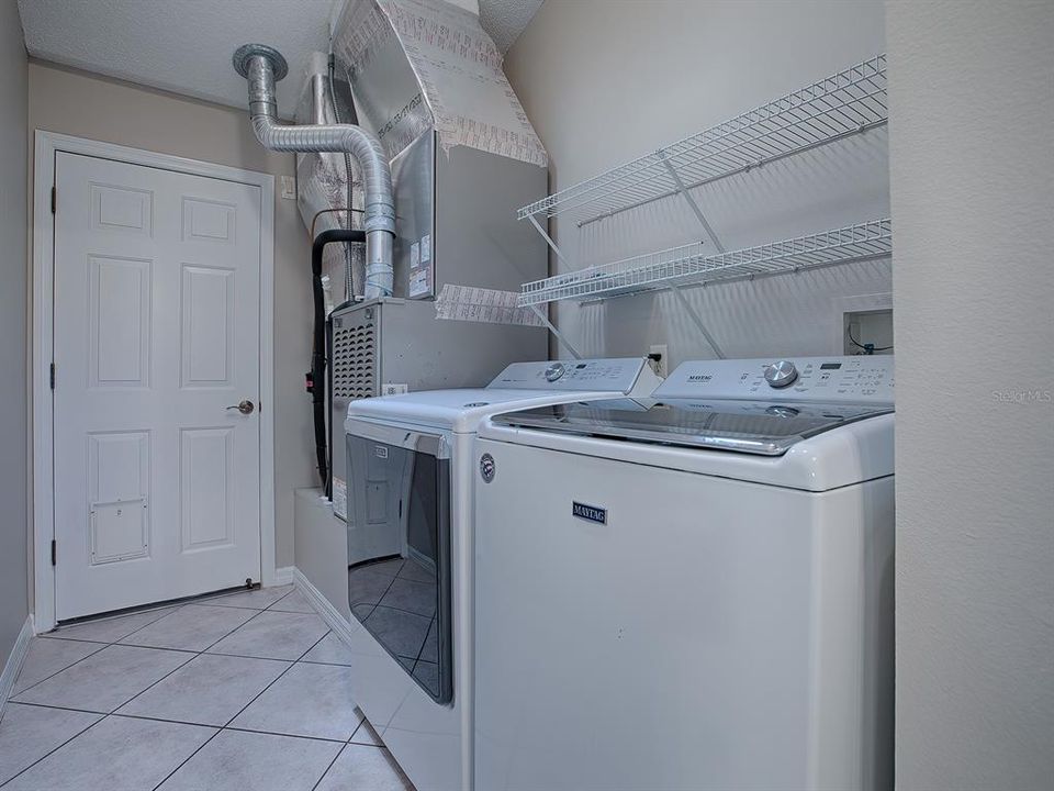 LAUNDRY ROOM WITH NEWER WASHER & DRYER