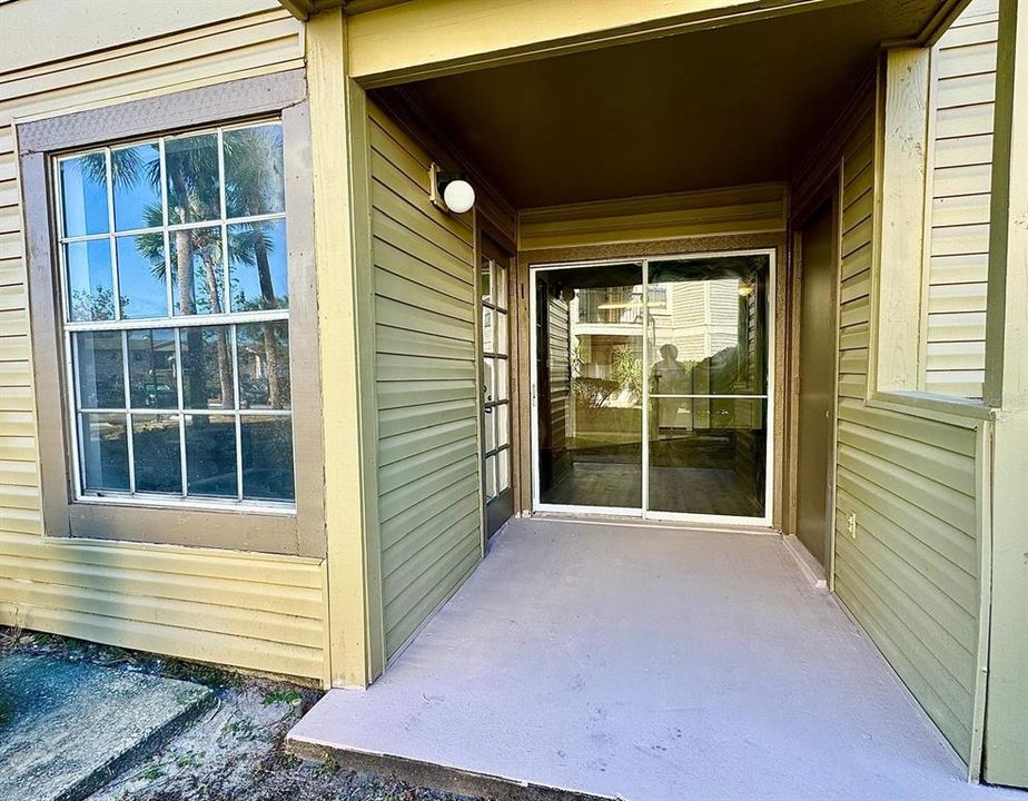 Covered Patio- 1st Floor Unit