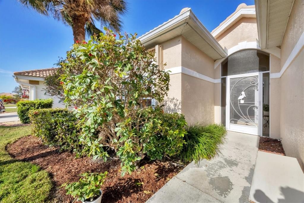 Enter the home through the screened entry door. Great for enjoying a cross breeze