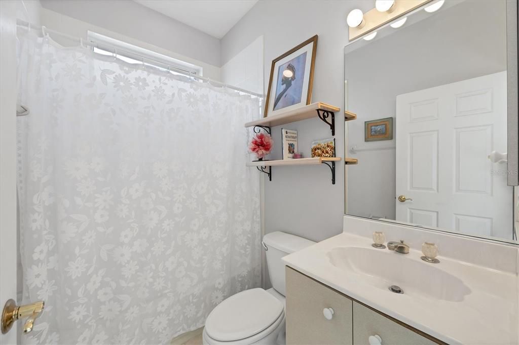 Guest Bathroom adjacent to the bedroom