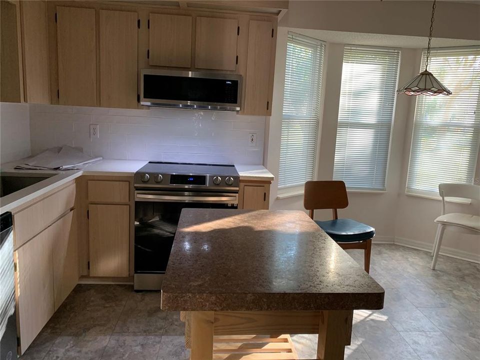 Kitchen with island