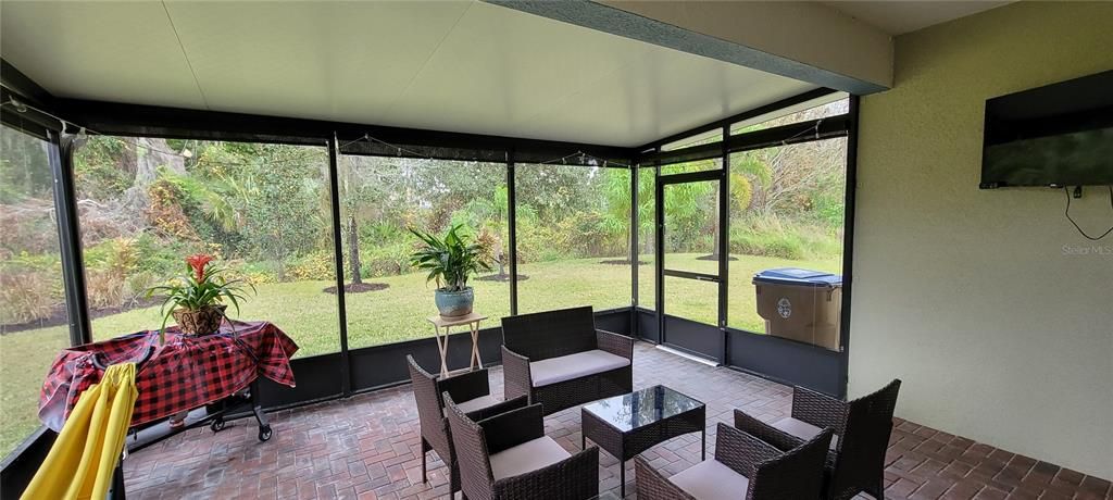 Enclosed Screened Back Porch