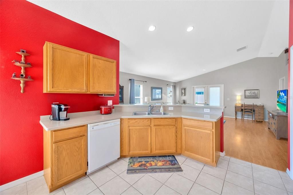 Cabinets for everything and pantry space as well