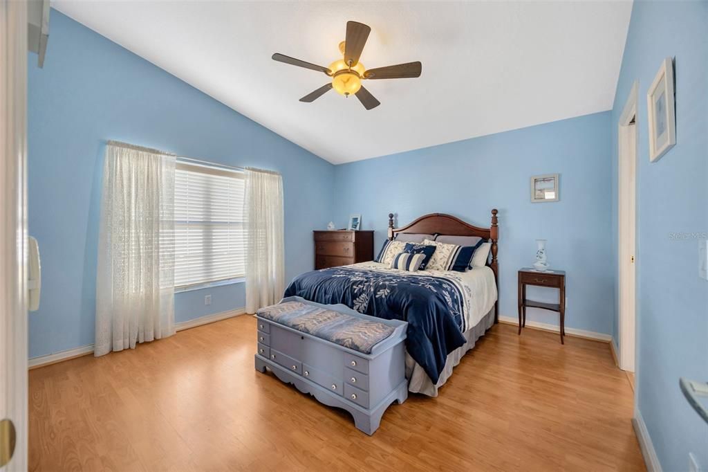 Primary bedroom, lots of space, with an oversized walk in closet.