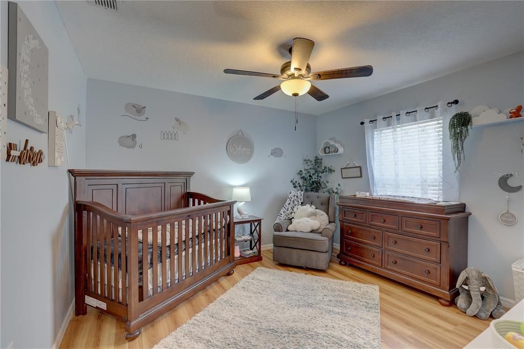 View of bedroom #3 from hallway