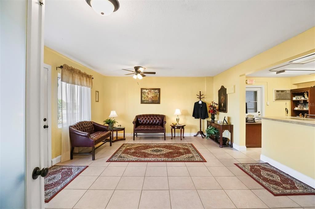 View of Lobby with Receptionist area