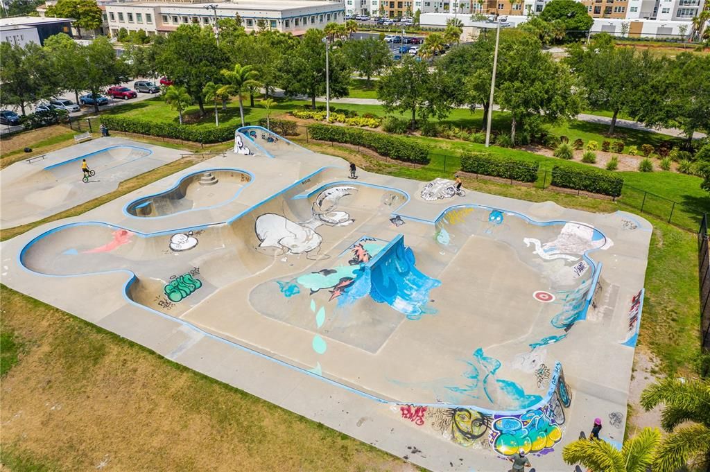 Fun for all ages at the skate park