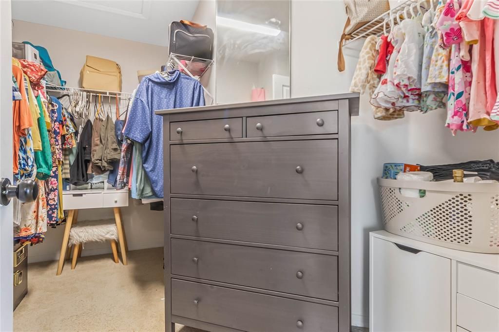 Primary Large waking closet