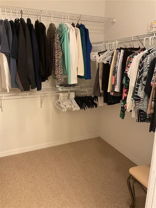 LARGE WALK-IN CLOSET