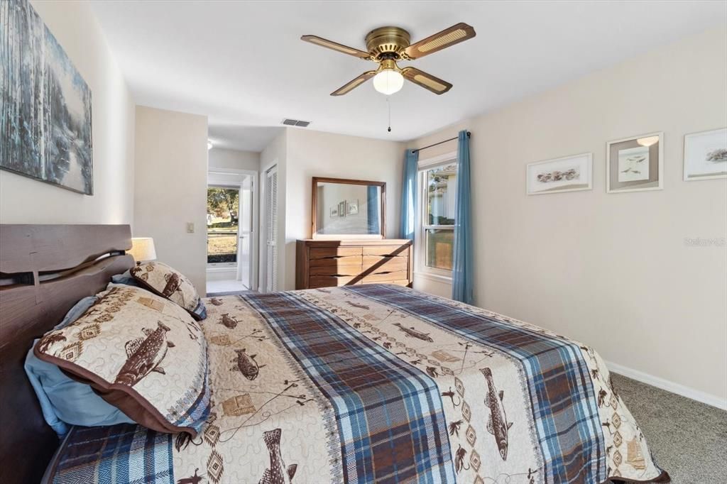 Master Bedroom #2 with Ensuite & New Carpeting...Walk in Closet on Right & Linen Closet on Left