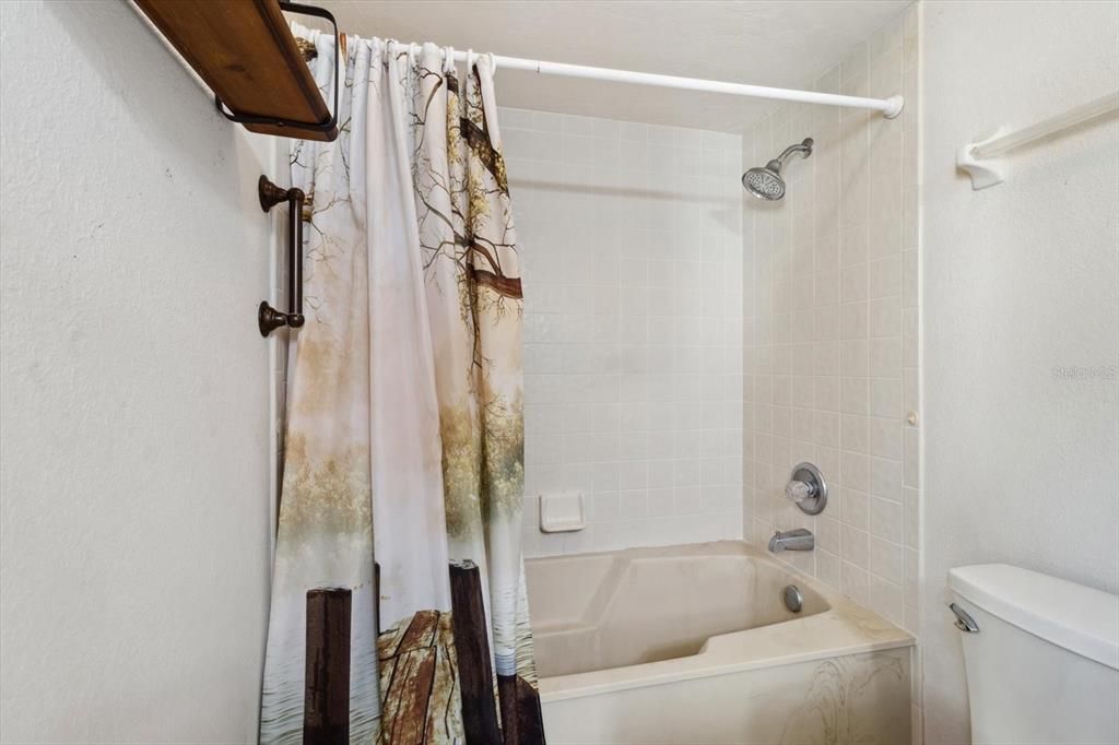 Master Bathroom #2 w/ Marble Tub & Shower Combo