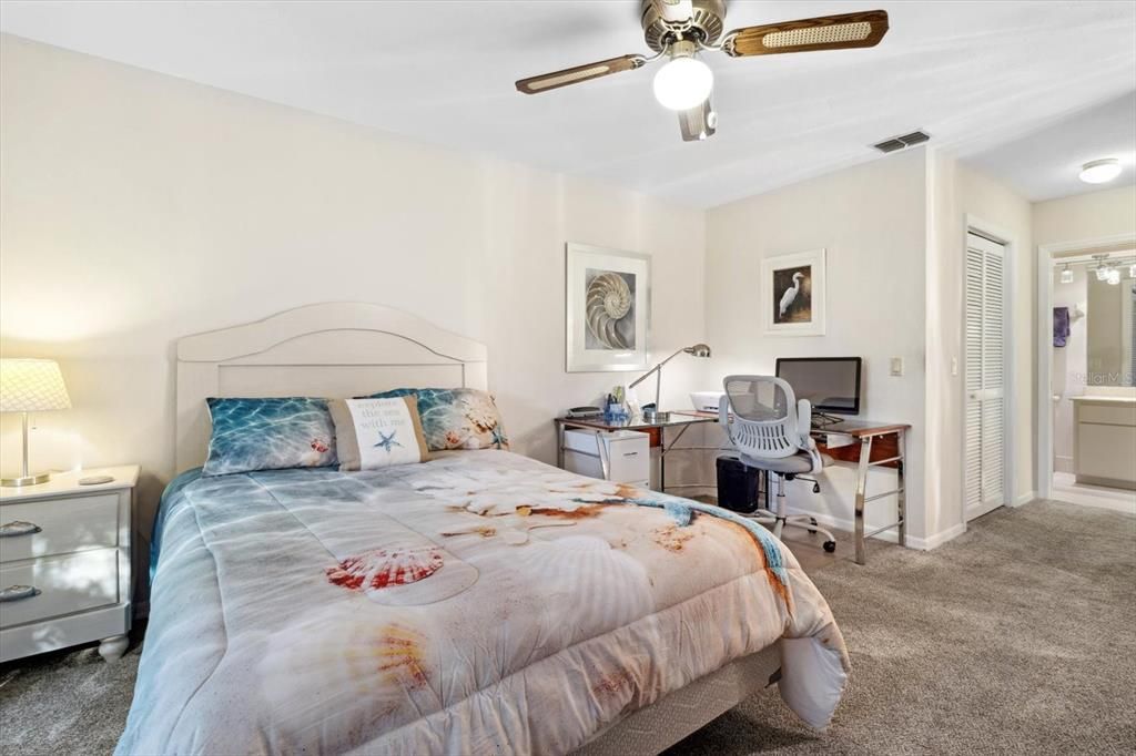 Master Bedroom #1 with Ensuite & New Carpeting ...Walk in Closet on Left & Linen Closet on Right