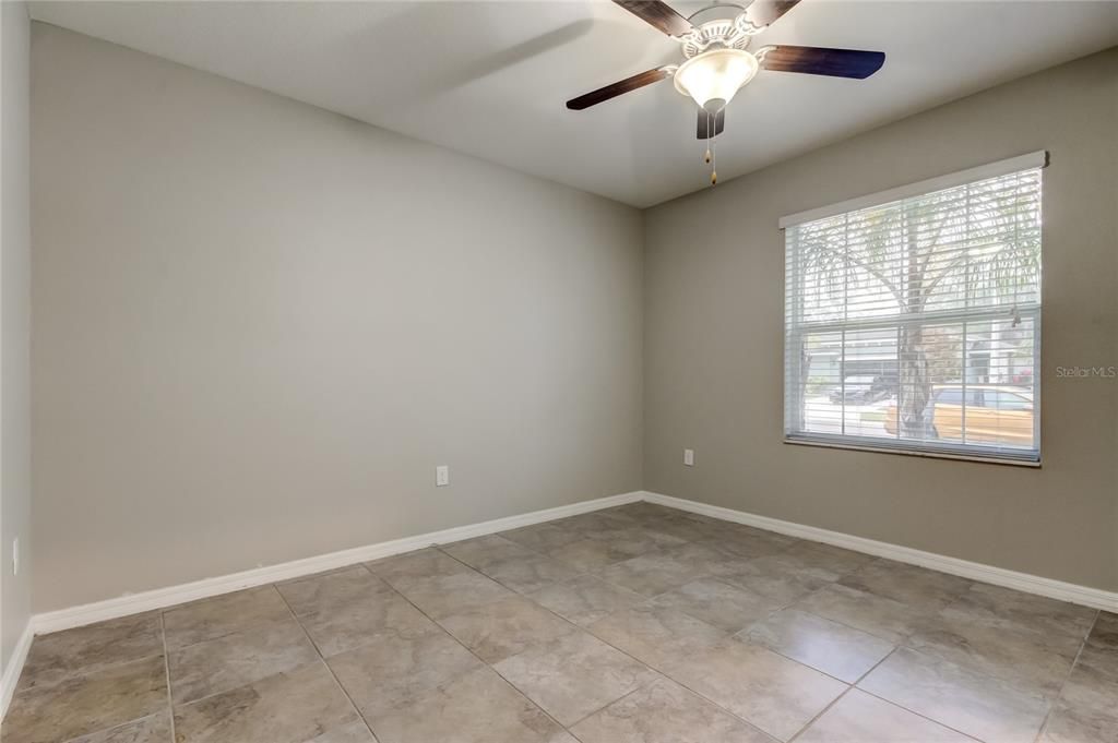 Entry way from front door and den/office area