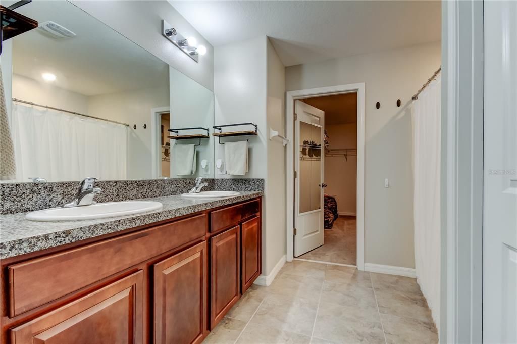 Primary bath with walk in shower