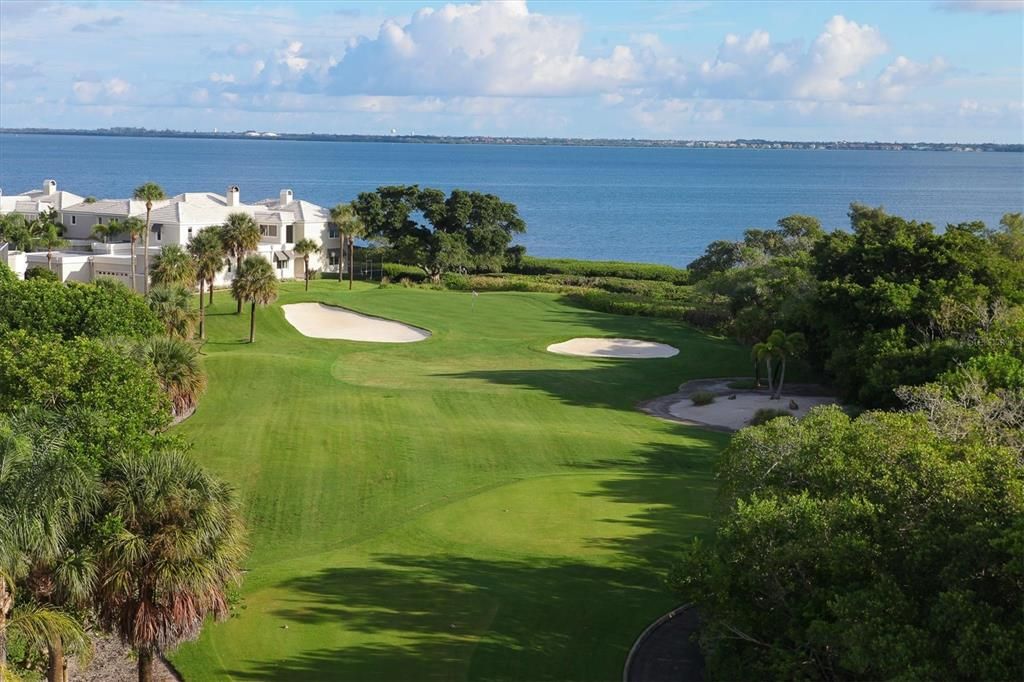 View of the golf course