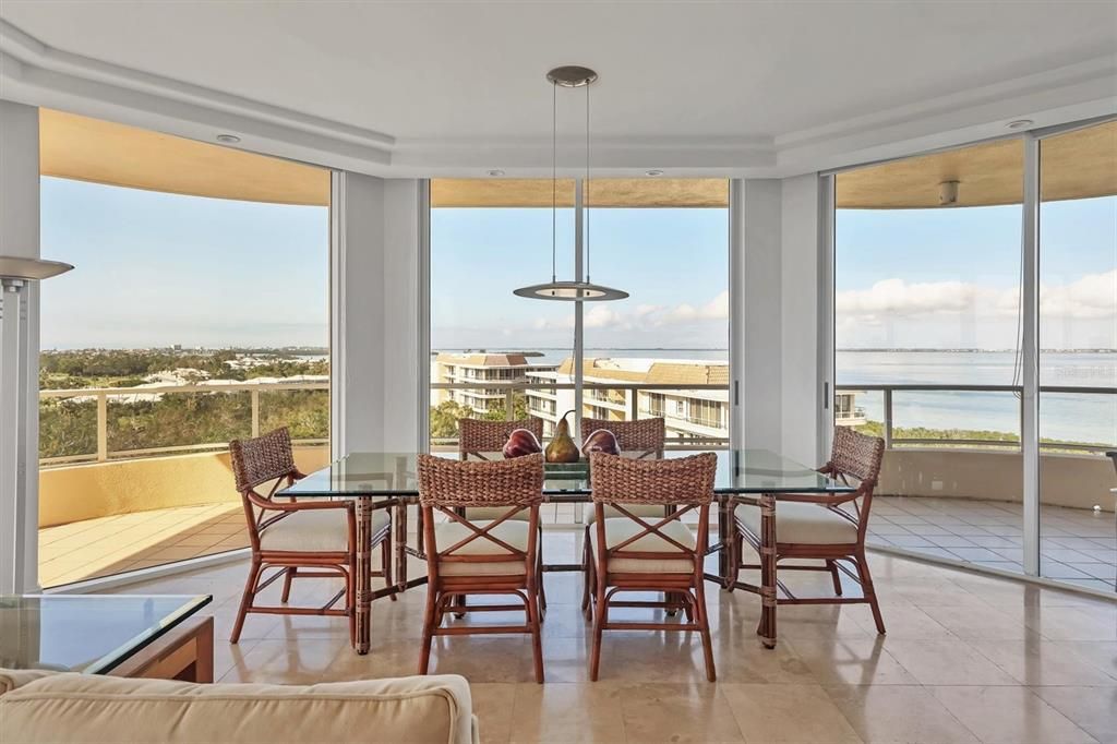 Dining Area with 180 degree view