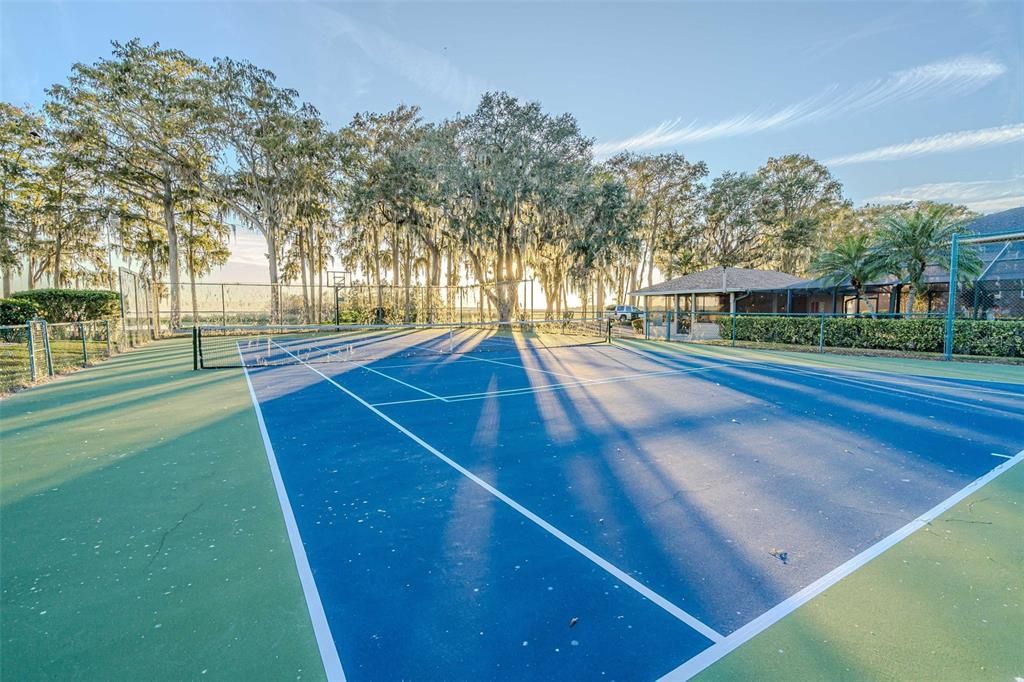 Community Tennis Courts overlooking the lake