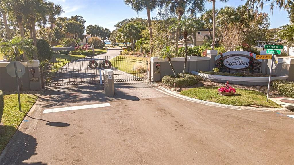 Gated Neighborhood entrance