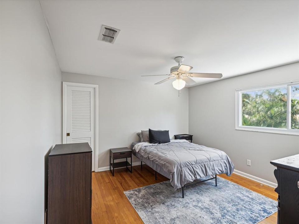 Fourth bedroom with walk-in closet