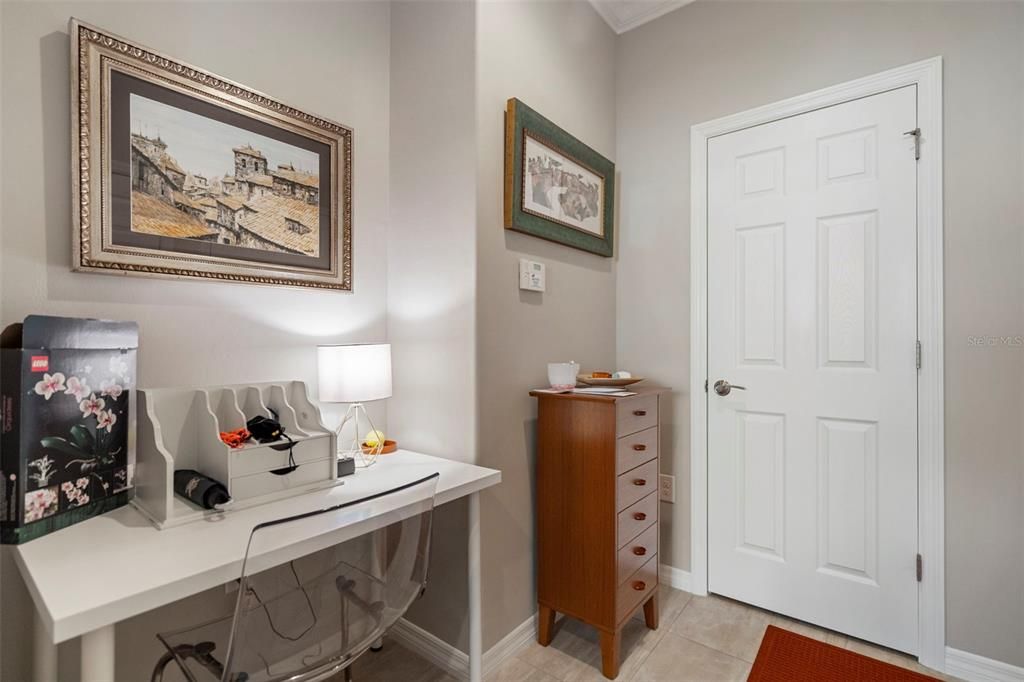 mudroom/garage entrance