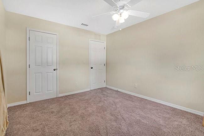 Bedroom 2 has a nice walk in closet.