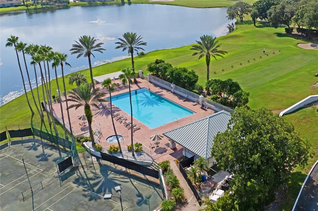 Clubhouse pool